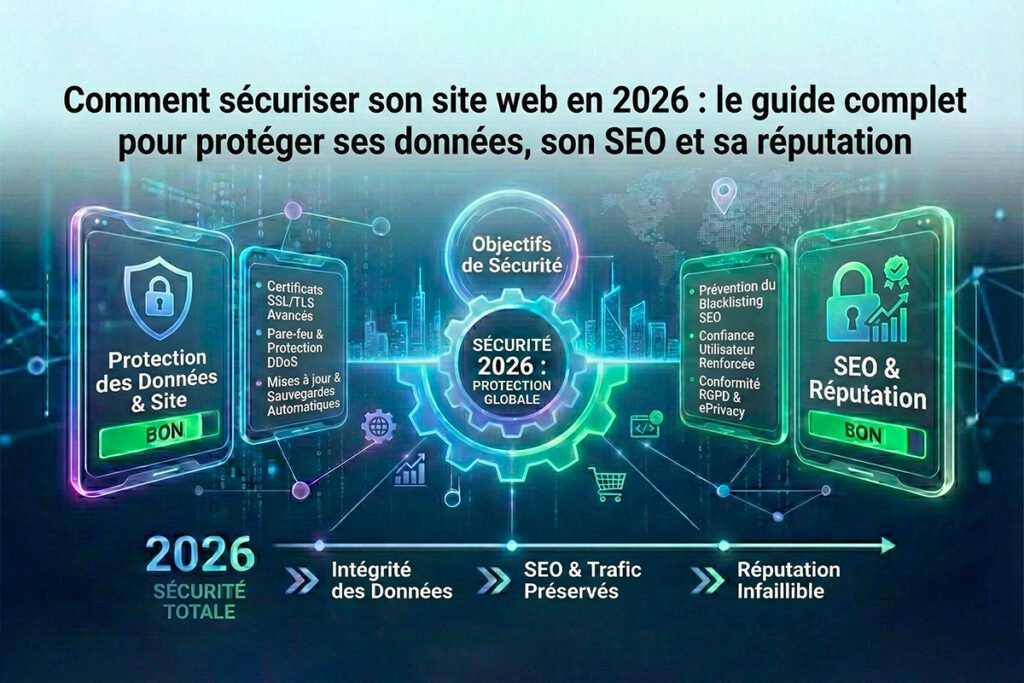 Comment sécuriser son site web en 2026 : le guide complet pour protéger ses données, son SEO et sa réputation