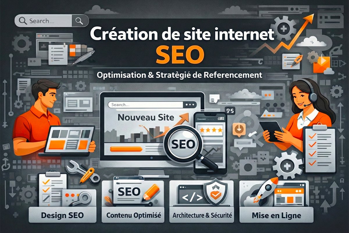 Des sites web performants, visibles sur Google et pensés pour convertir