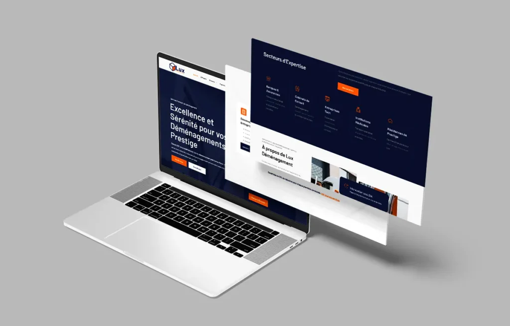Lux Déménagement – Site Vitrine de déménagement