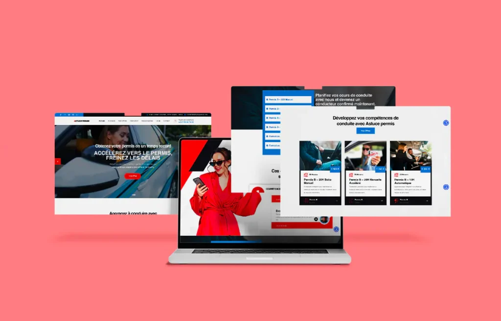 Astuce Permis – Site Vitrine pour une Auto-École à Bordeaux